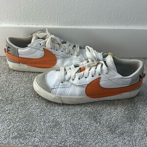 Nike blazer low 77 jumbo white alpha orange